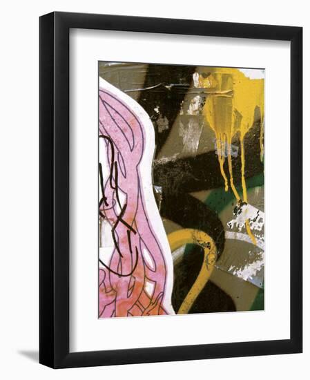 Pink Yellow Tag 2-Jenny Kraft-Framed Art Print