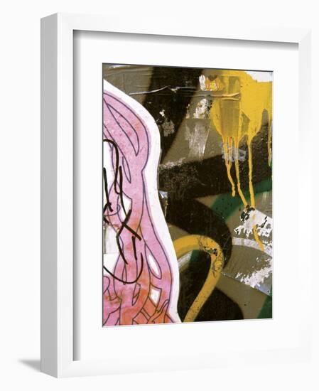 Pink Yellow Tag 2-Jenny Kraft-Framed Art Print