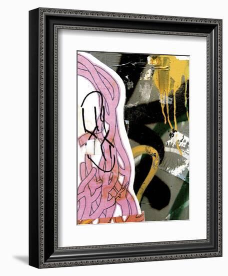 Pink Yellow Tag I-Jenny Kraft-Framed Giclee Print