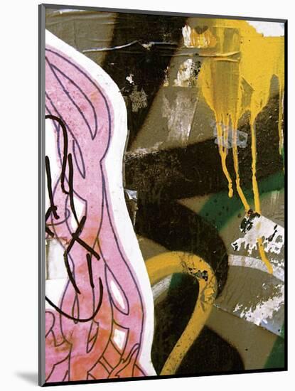 Pink Yellow Tag II-Jenny Kraft-Mounted Giclee Print