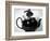 Pinkie the Guinea Pig Sitting in a Tea Pot-null-Framed Photographic Print