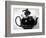 Pinkie the Guinea Pig Sitting in a Tea Pot-null-Framed Photographic Print