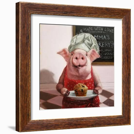 Pinkies Bakery-Lucia Heffernan-Framed Art Print