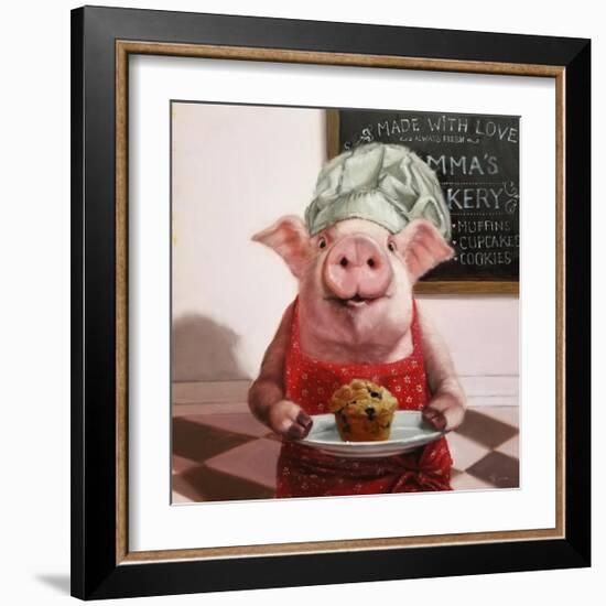 Pinkies Bakery-Lucia Heffernan-Framed Art Print