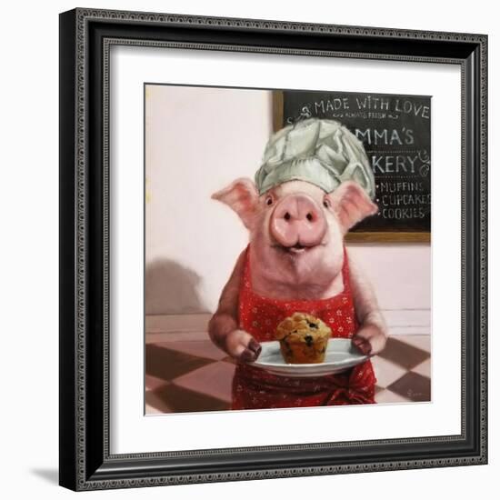 Pinkies Bakery-Lucia Heffernan-Framed Art Print