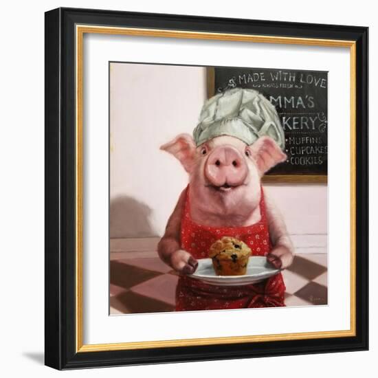 Pinkies Bakery-Lucia Heffernan-Framed Art Print