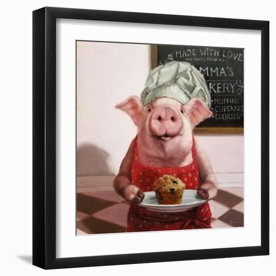 Pinkies Bakery-Lucia Heffernan-Framed Art Print