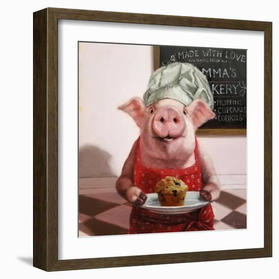 Pinkies Bakery-Lucia Heffernan-Framed Art Print