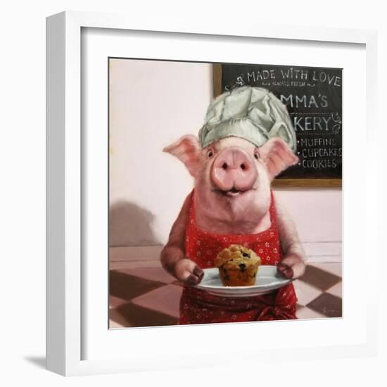 Pinkies Bakery-Lucia Heffernan-Framed Art Print