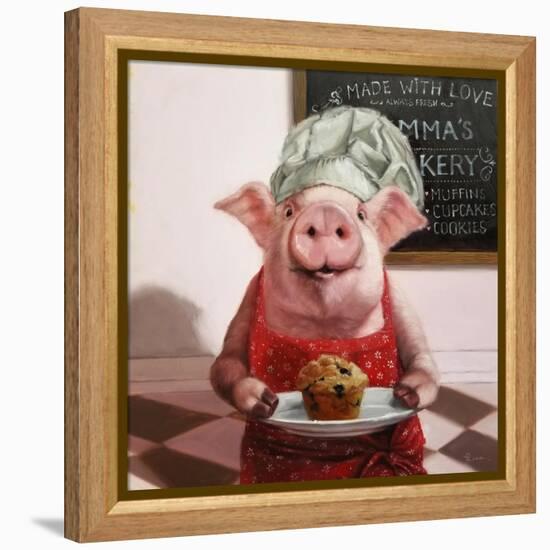 Pinkies Bakery-Lucia Heffernan-Framed Stretched Canvas