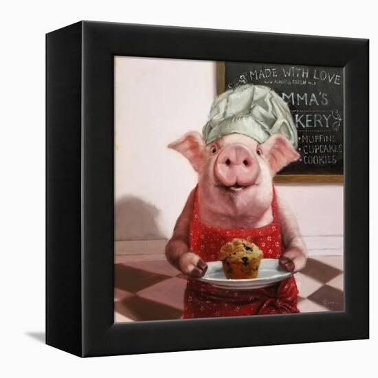 Pinkies Bakery-Lucia Heffernan-Framed Stretched Canvas