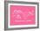 Pinkplaza of Sunday-Ikuko Kowada-Framed Giclee Print