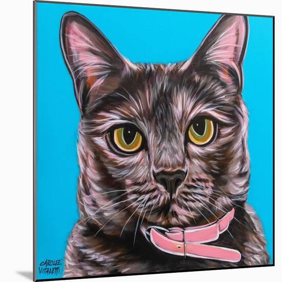 Pinky Cat-Carolee Vitaletti-Mounted Art Print