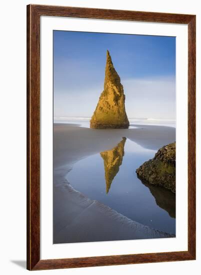 Pinnacle Reflection - Vertical-Michael Blanchette Photography-Framed Giclee Print