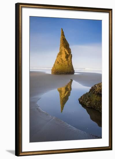 Pinnacle Reflection - Vertical-Michael Blanchette Photography-Framed Giclee Print