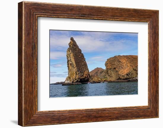 Pinnacle Rock, Bartholomew Island, Galapagos Islands, Ecuador.-Adam Jones-Framed Photographic Print