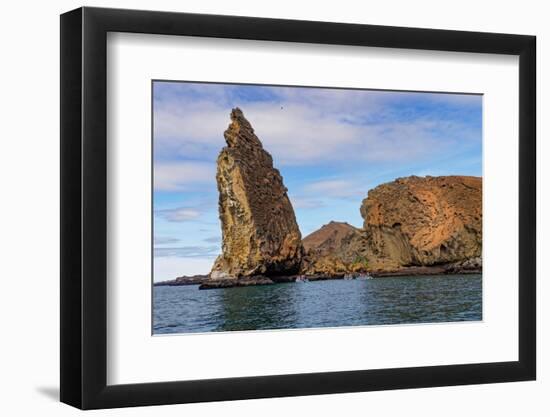 Pinnacle Rock, Bartholomew Island, Galapagos Islands, Ecuador.-Adam Jones-Framed Photographic Print