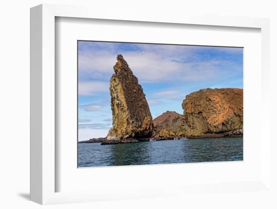 Pinnacle Rock, Bartholomew Island, Galapagos Islands, Ecuador.-Adam Jones-Framed Photographic Print