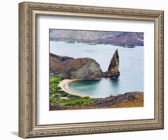 Pinnacle Rock, Isla Bartholome, Galapagos Islands, UNESCO World Heritage Site, Ecuador-Christian Kober-Framed Photographic Print