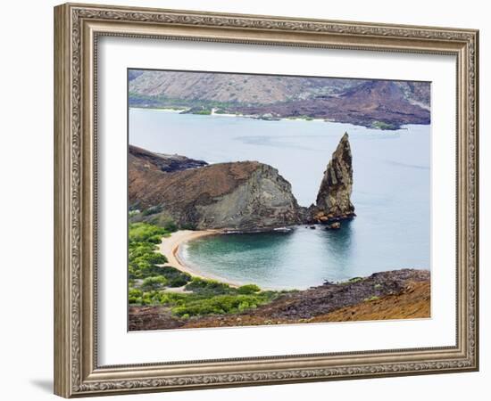 Pinnacle Rock, Isla Bartholome, Galapagos Islands, UNESCO World Heritage Site, Ecuador-Christian Kober-Framed Photographic Print