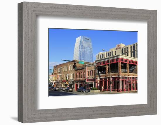 Pinnacle Tower and Broadway Street, Nashville, Tennessee, United States of America, North America-Richard Cummins-Framed Photographic Print