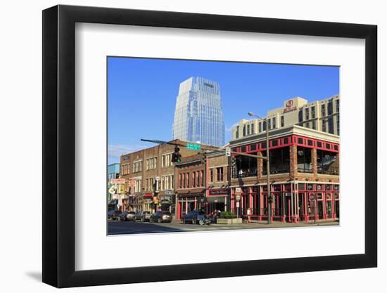 Pinnacle Tower and Broadway Street, Nashville, Tennessee, United States of America, North America-Richard Cummins-Framed Photographic Print