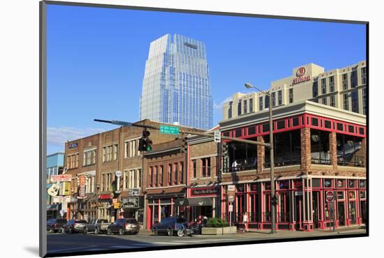 Pinnacle Tower and Broadway Street, Nashville, Tennessee, United States of America, North America-Richard Cummins-Mounted Photographic Print