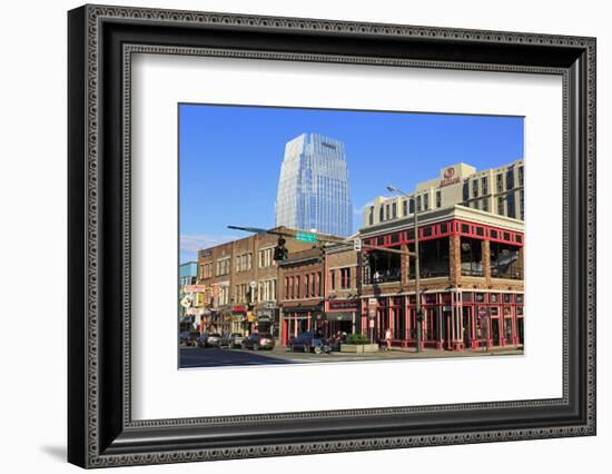 Pinnacle Tower and Broadway Street, Nashville, Tennessee, United States of America, North America-Richard Cummins-Framed Photographic Print