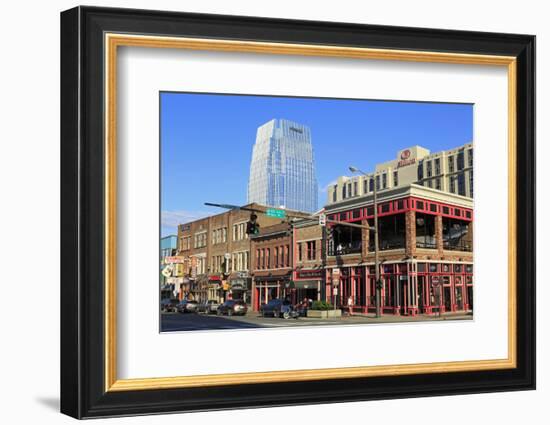 Pinnacle Tower and Broadway Street, Nashville, Tennessee, United States of America, North America-Richard Cummins-Framed Photographic Print