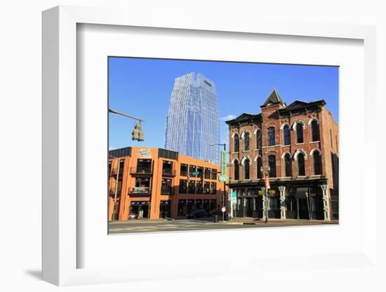 Pinnacle Tower and Broadway Street, Nashville, Tennessee, United States of America, North America-Richard Cummins-Framed Photographic Print