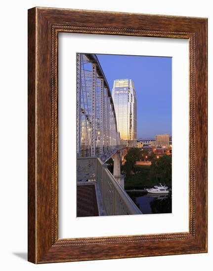 Pinnacle Tower and Shelby Pedestrian Bridge-Richard Cummins-Framed Photographic Print