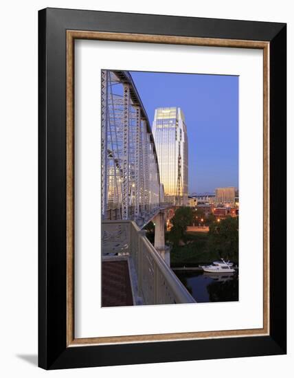 Pinnacle Tower and Shelby Pedestrian Bridge-Richard Cummins-Framed Photographic Print