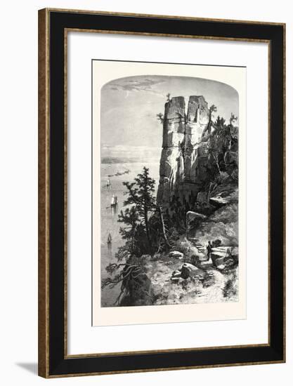 Pinnacles of the Palisades, USA-John Douglas Woodward-Framed Giclee Print