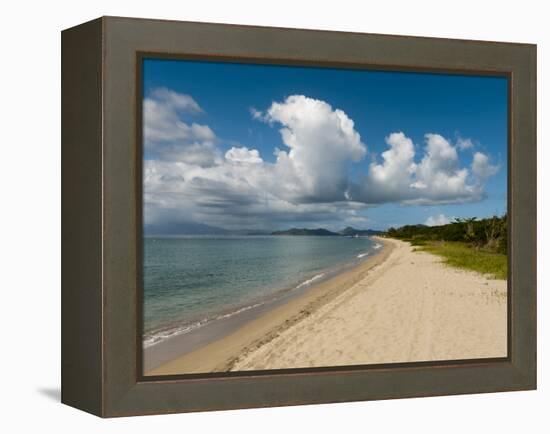 Pinney's Beach, Nevis, St. Kitts and Nevis, West Indies, Caribbean, Central America-Sergio Pitamitz-Framed Premier Image Canvas