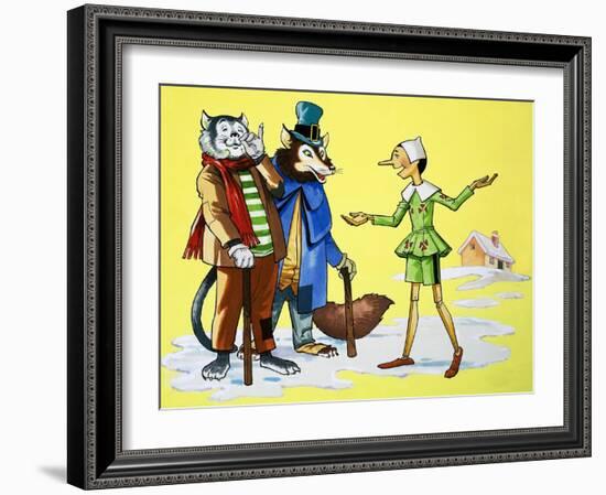 Pinocchio-Nadir Quinto-Framed Giclee Print