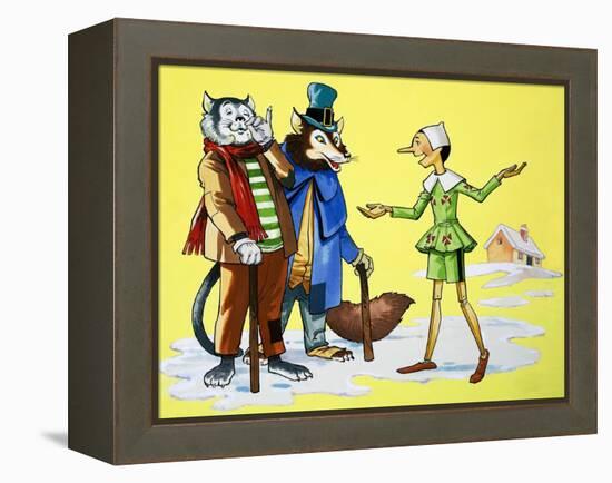 Pinocchio-Nadir Quinto-Framed Premier Image Canvas