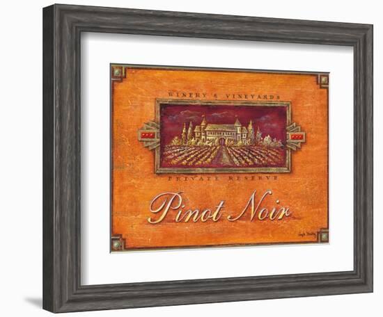 Pinot Vineyard-Angela Staehling-Framed Art Print