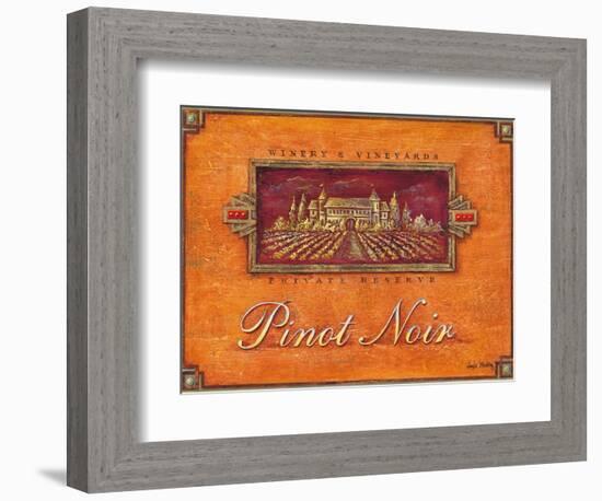 Pinot Vineyard-Angela Staehling-Framed Art Print