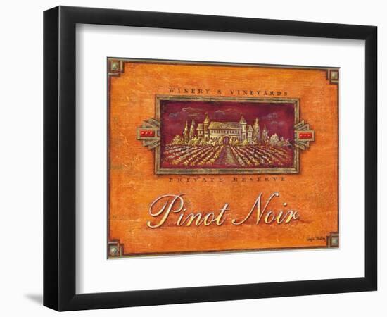 Pinot Vineyard-Angela Staehling-Framed Art Print