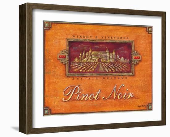 Pinot Vineyard-Angela Staehling-Framed Art Print