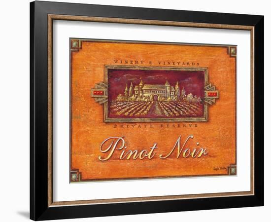 Pinot Vineyard-Angela Staehling-Framed Art Print