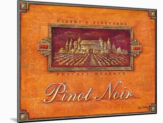 Pinot Vineyard-Angela Staehling-Mounted Art Print