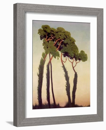 Pins parasols-Félix Vallotton-Framed Giclee Print