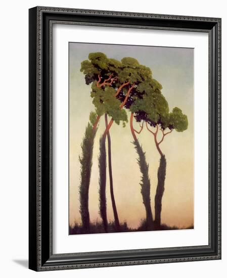 Pins parasols-Félix Vallotton-Framed Giclee Print