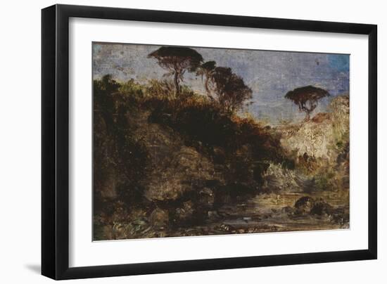 Pins parasols-Félix Ziem-Framed Giclee Print