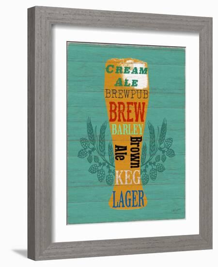 Pint Glass of Beer-Sam Appleman-Framed Art Print