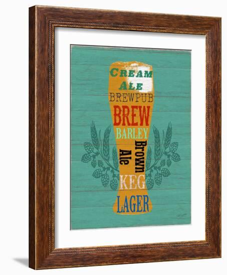 Pint Glass of Beer-Sam Appleman-Framed Art Print