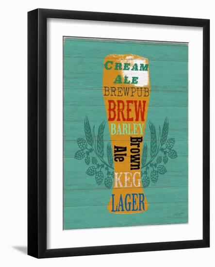 Pint Glass of Beer-Sam Appleman-Framed Art Print