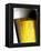 Pint of Cold Lager Beer with Foam Head-Steve Lupton-Framed Premier Image Canvas