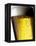 Pint of Cold Lager Beer with Foam Head-Steve Lupton-Framed Premier Image Canvas